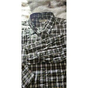 🔥 VINTAGE L.L. BEAN DRESS GORDON TARTAN SHIRT (MADE IN USA) - MEN'S XL